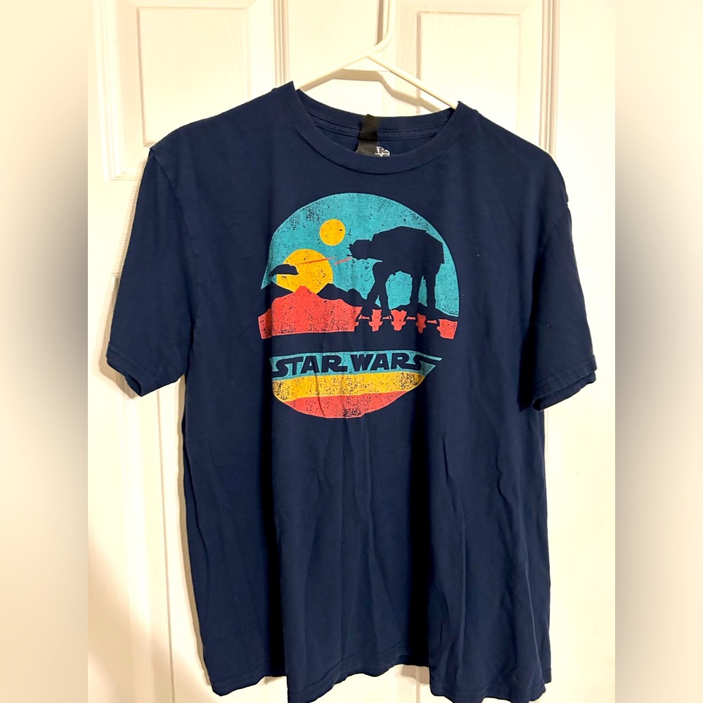 Men’s Medium Sized Navy Blue Star Wars T shirt